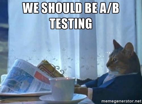 A/B tesztelés döntés