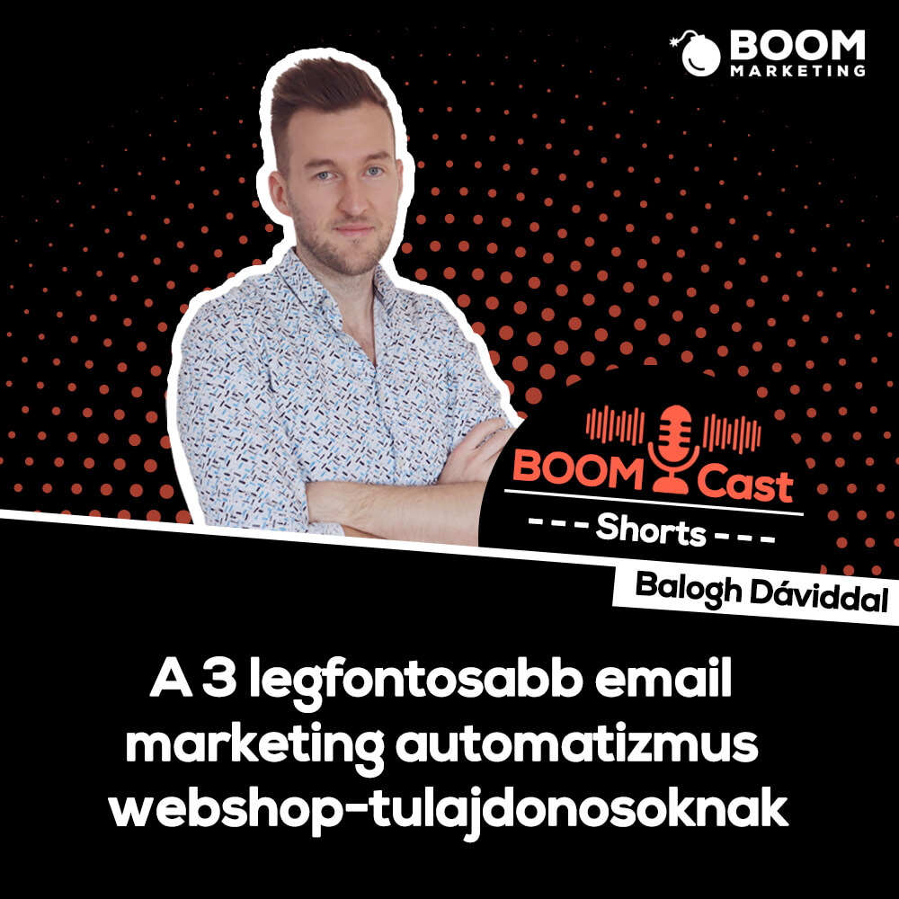 BOOMCast Shorts - A 3 legfontosabb email marketing automatizmus webshop-tulajdonosoknak